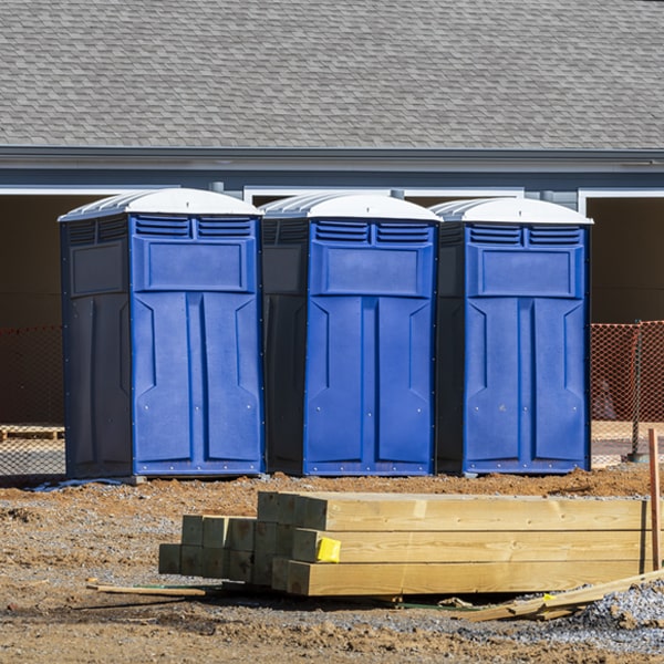 are there any restrictions on where i can place the portable restrooms during my rental period in Piney Oklahoma